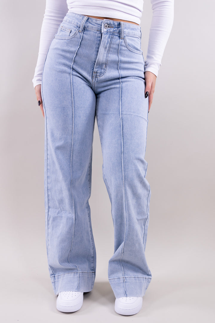 Yara wide leg jeans - stretch