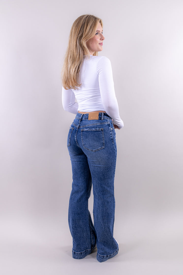 Ruby flared jeans - mid waist