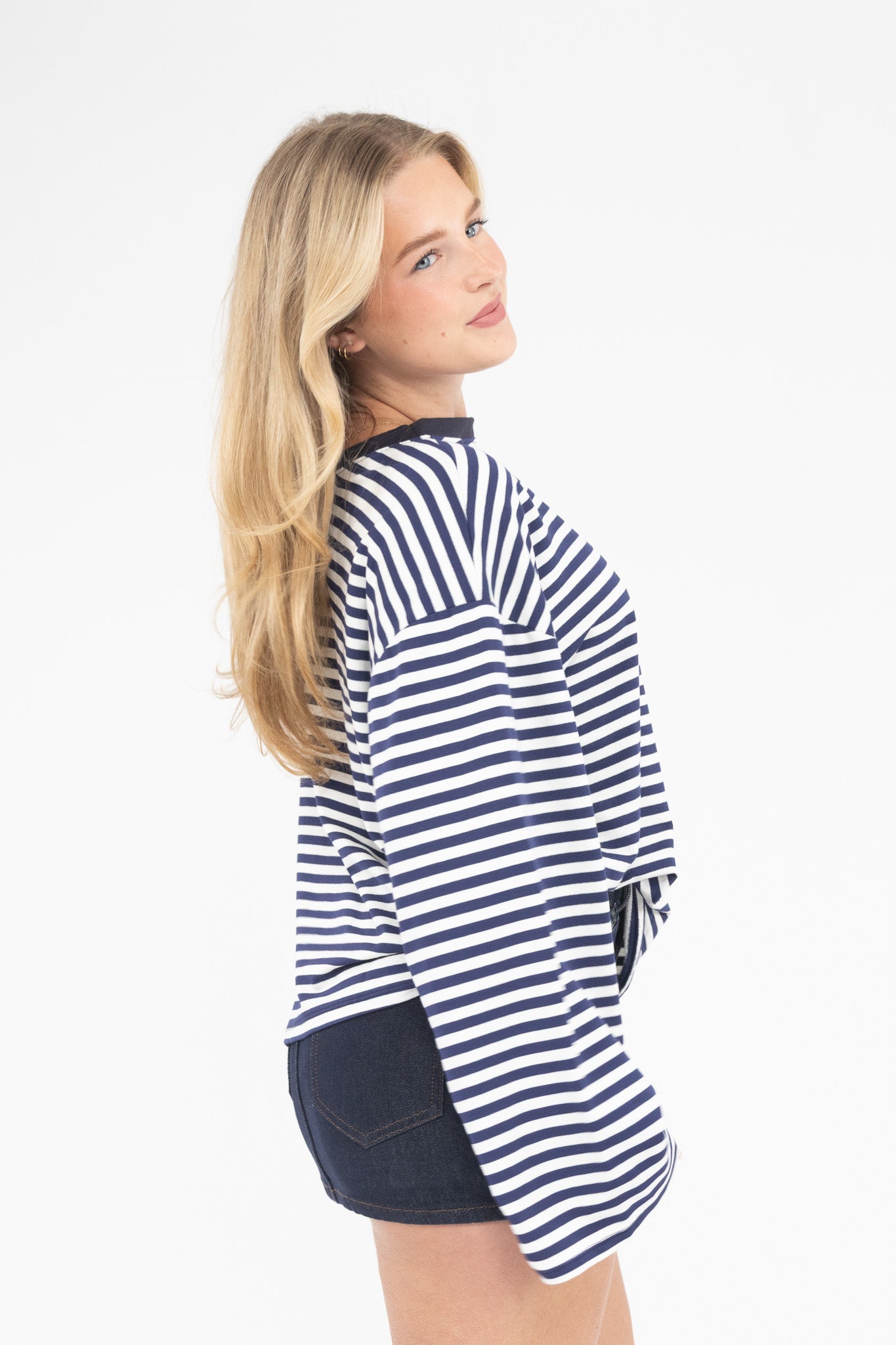 Long Sleeve Striped Tee