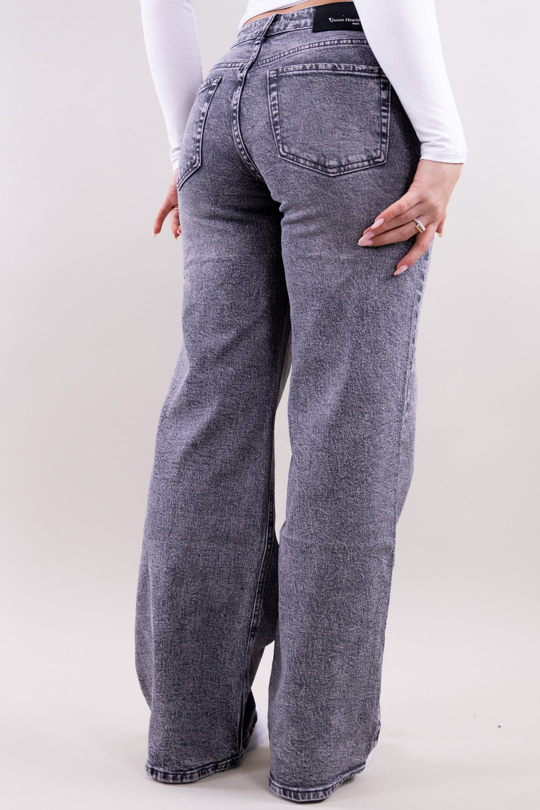 Bibi mid waist jeans- stretch