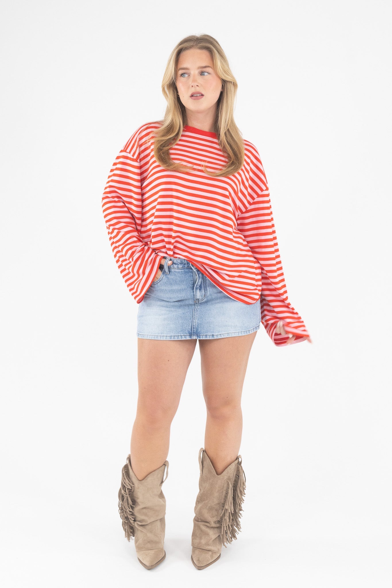 Long Sleeve Striped Tee