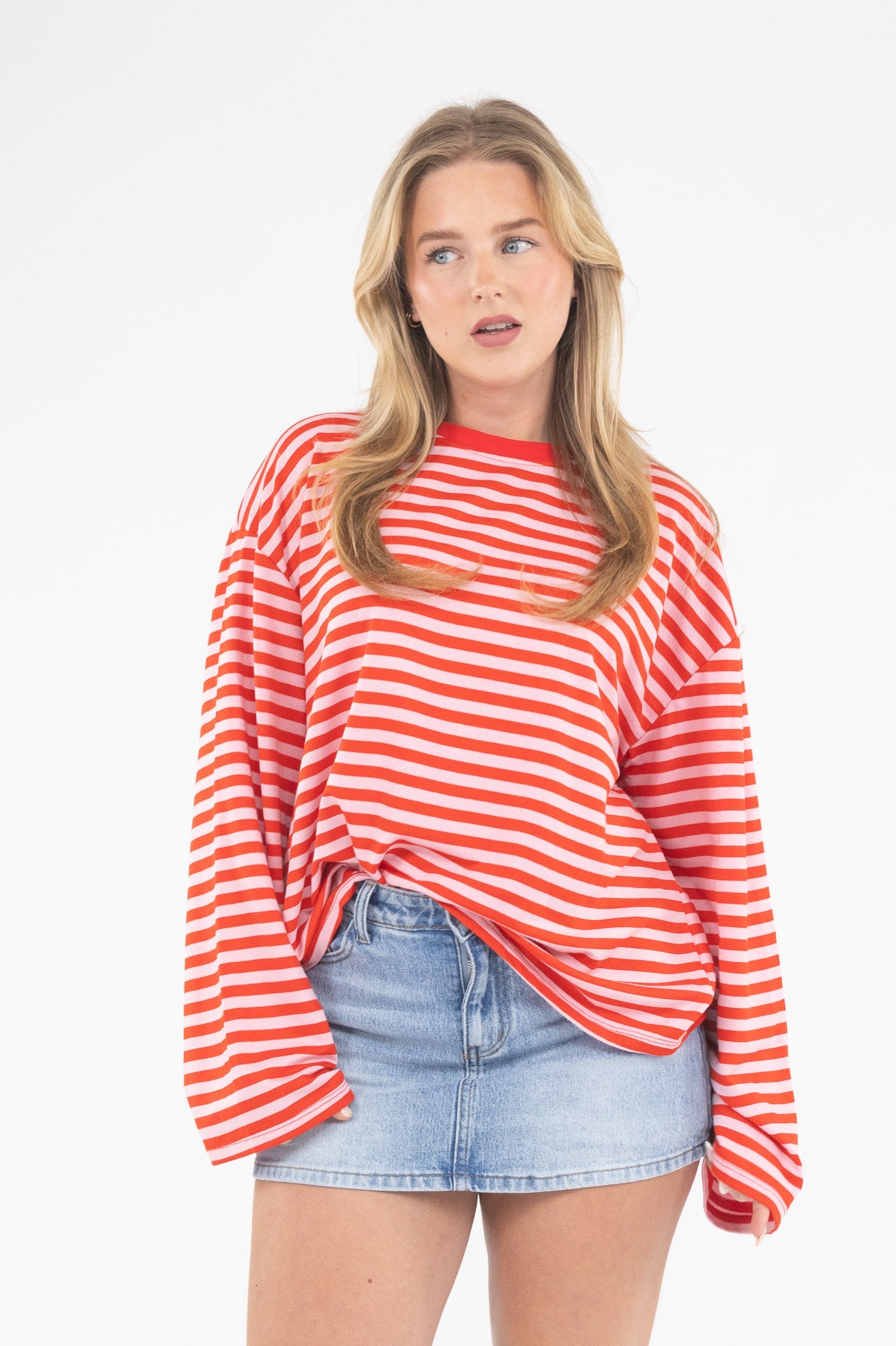 Long Sleeve Striped Tee