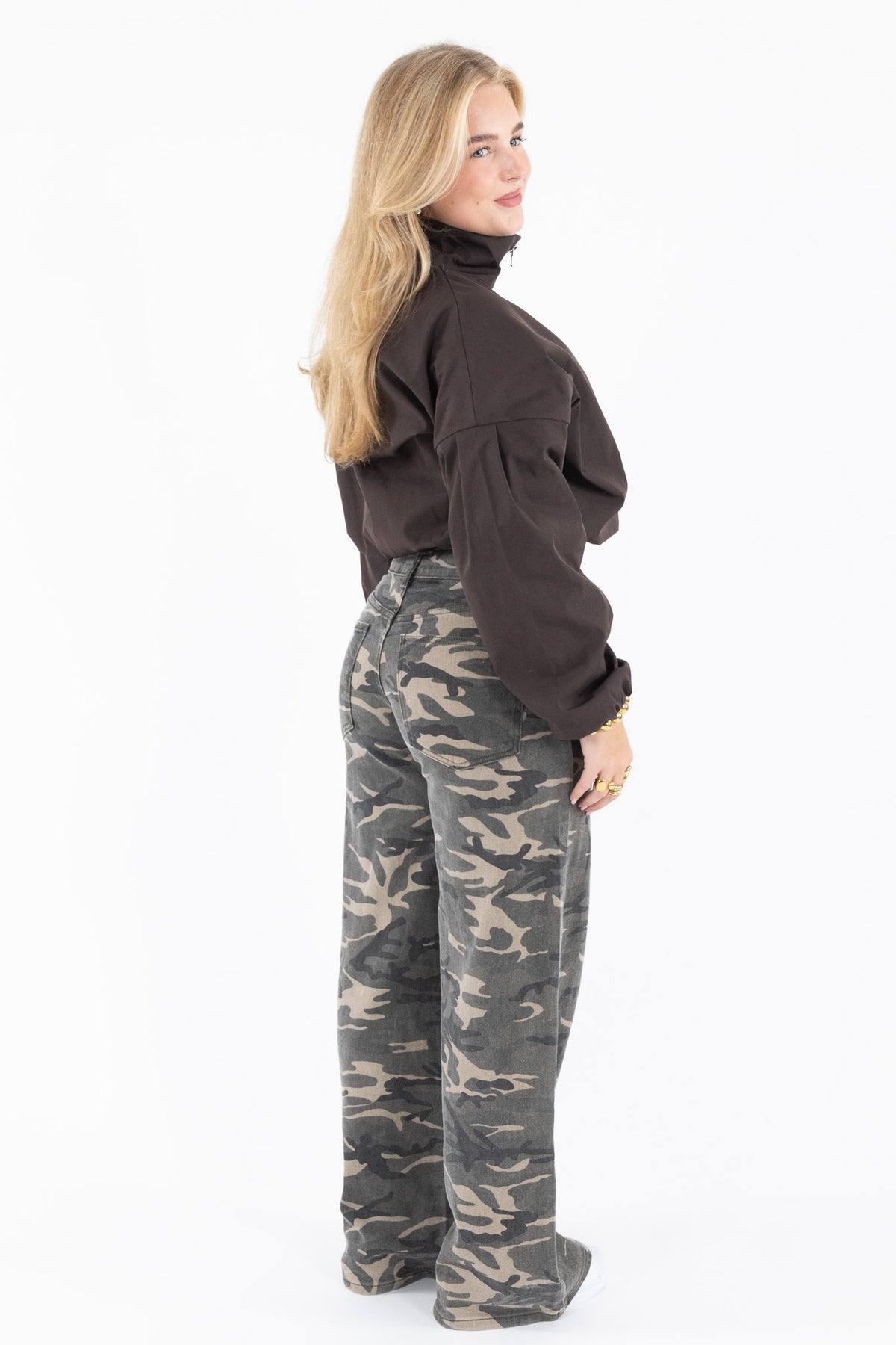 Cropped Balloon Jacket