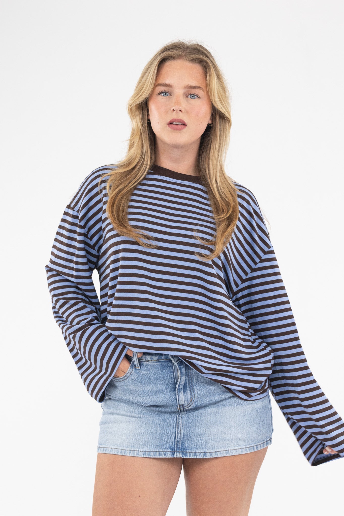 Long Sleeve Striped Tee