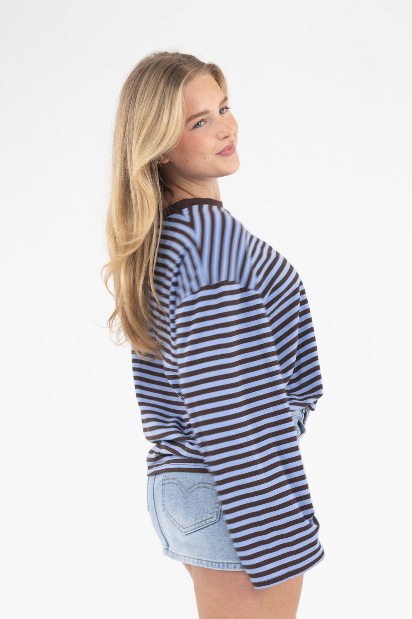 Long Sleeve Striped Tee