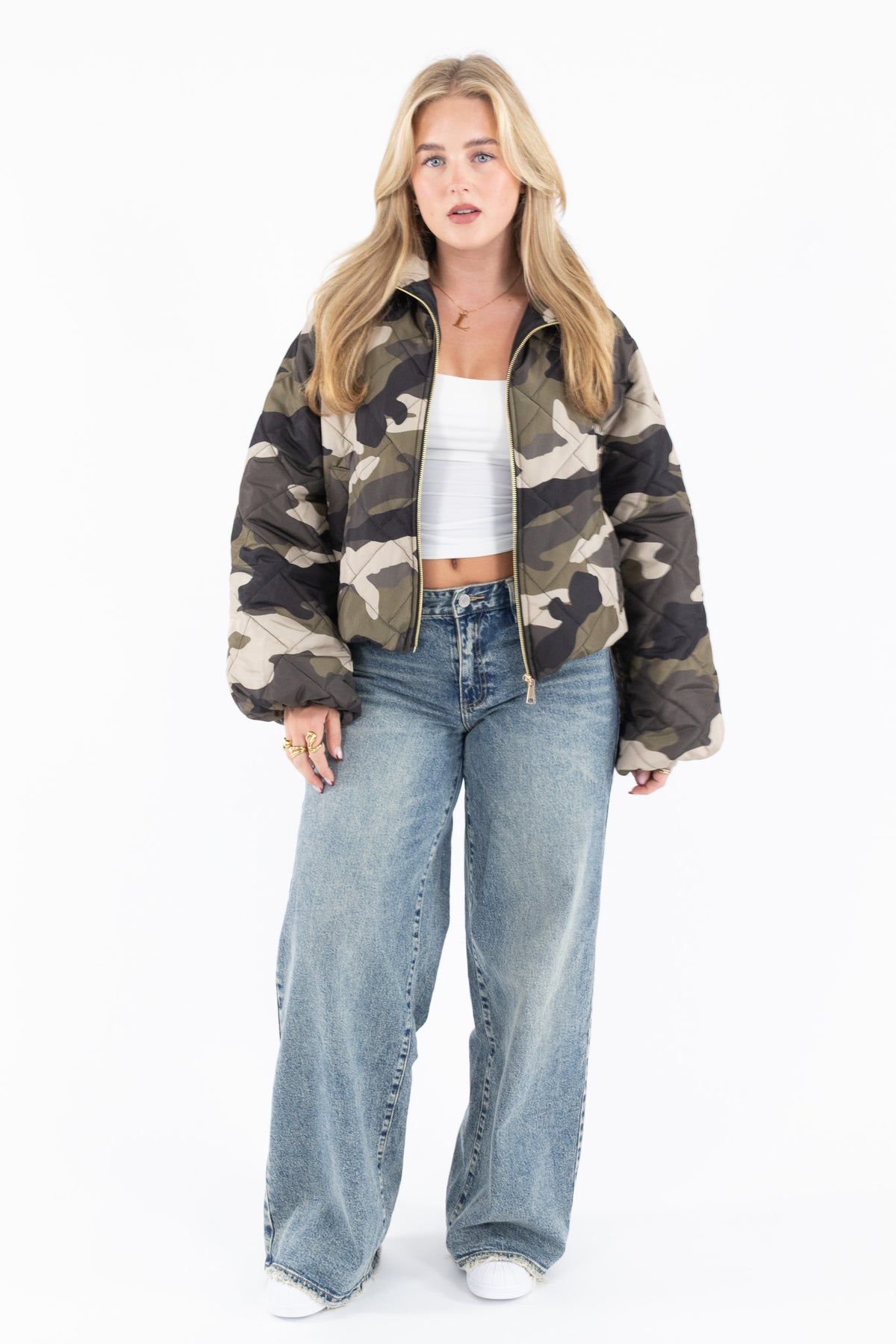 Camo Bomber Jacket