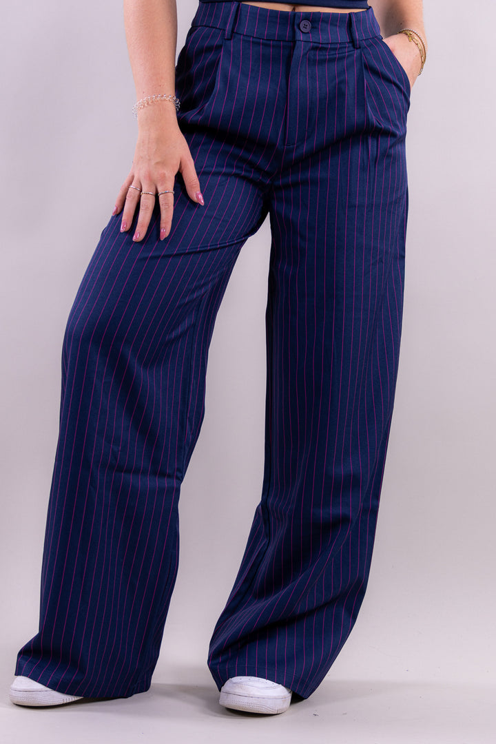 Suze gestreepte pantalon