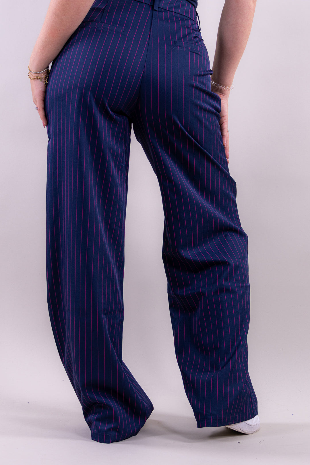 Suze gestreepte pantalon