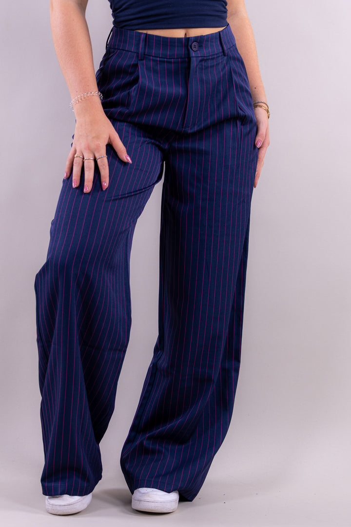 Suze gestreepte pantalon