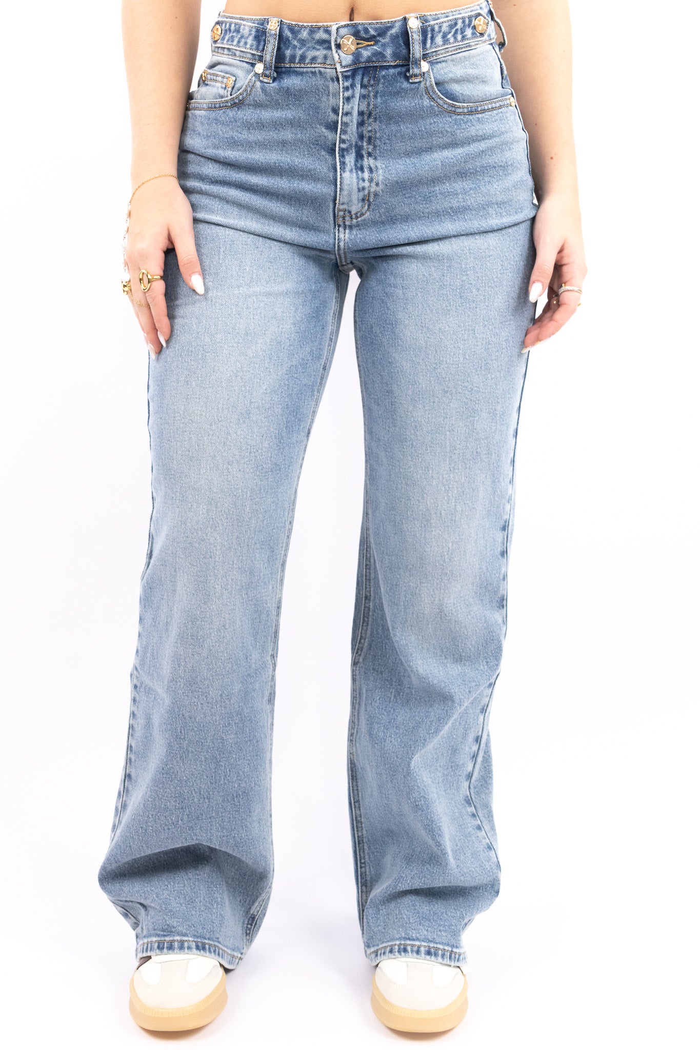 High Waist Wide Leg Jeans