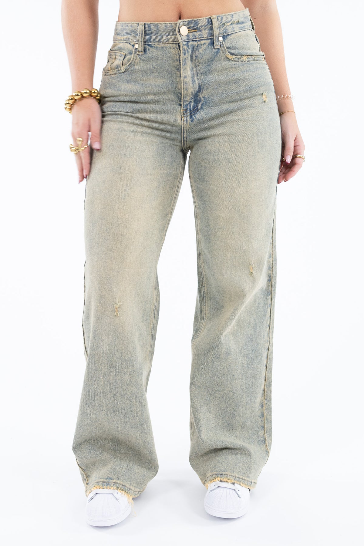 Fay Wide Leg Jeans