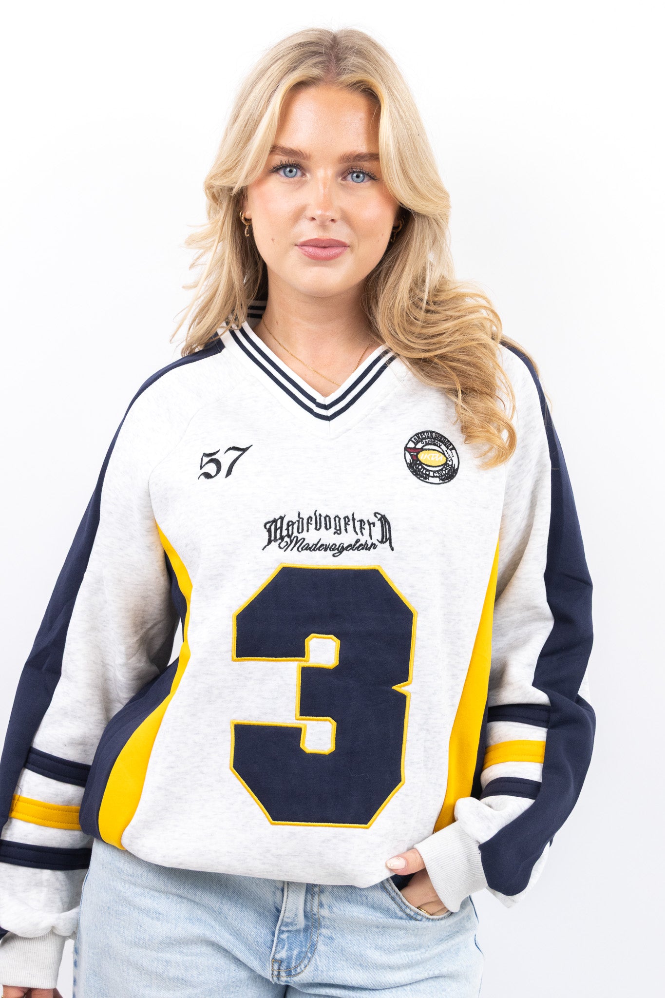 Sporty Number Sweater