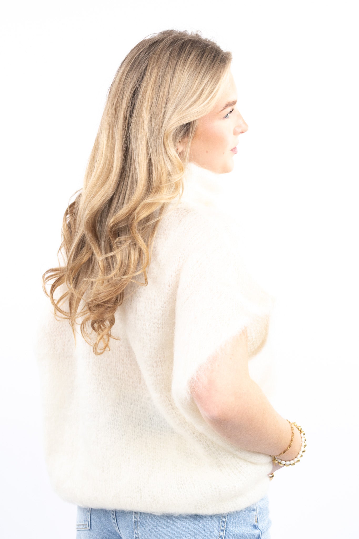 Fluffy Mohair Knit Top