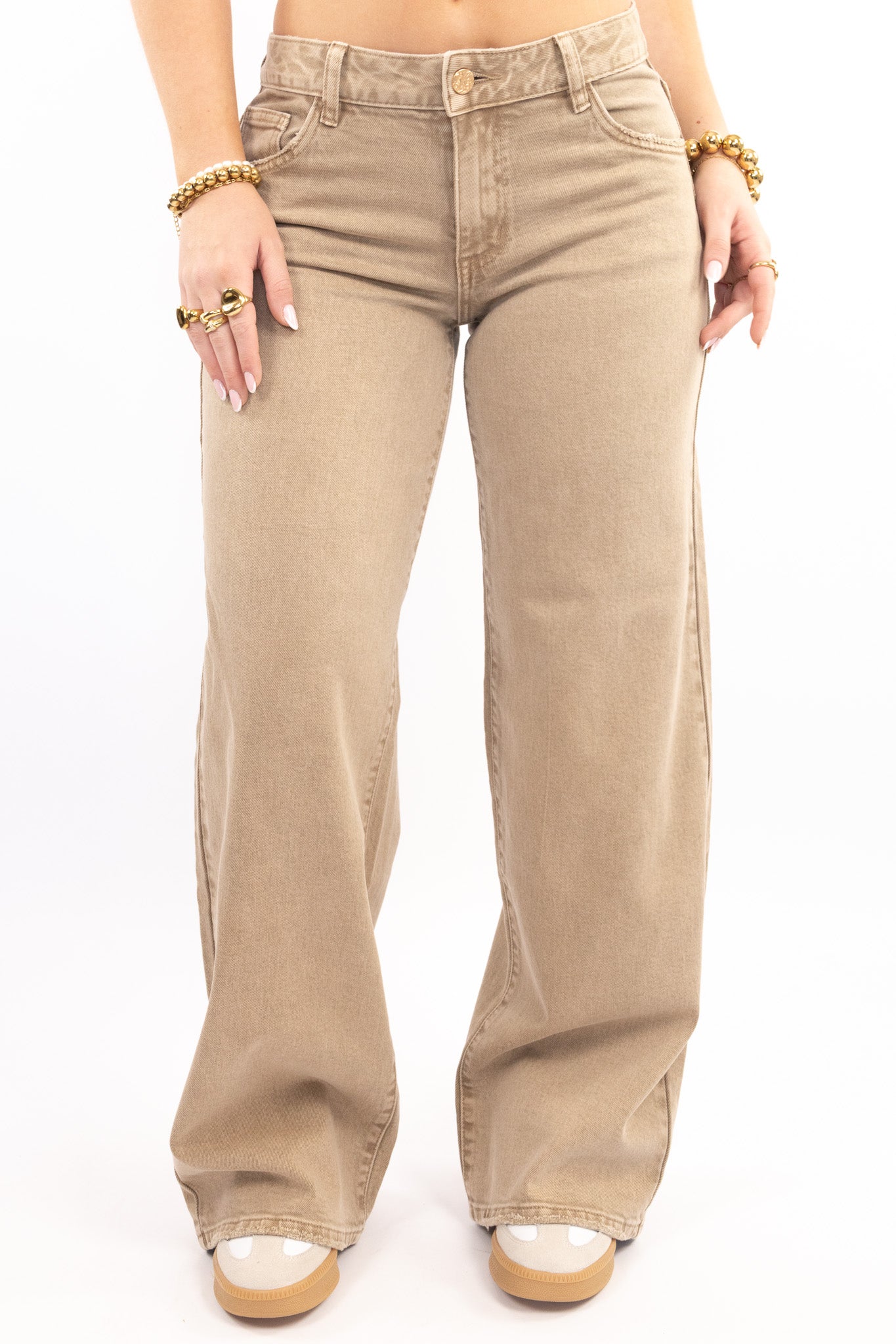 Low Waist Wide Leg Jeans