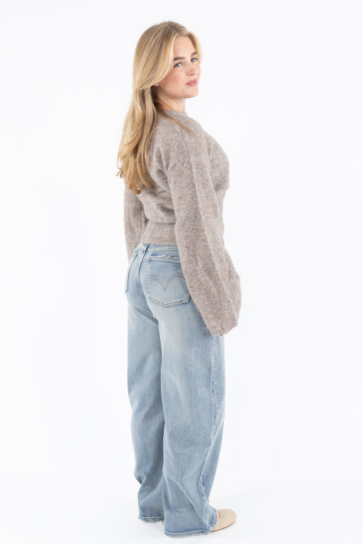 Fluffy Fitted Knit