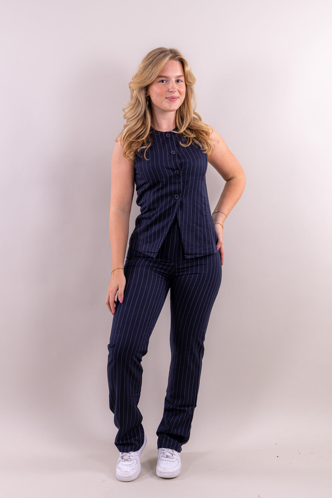 Liva striped pantalon