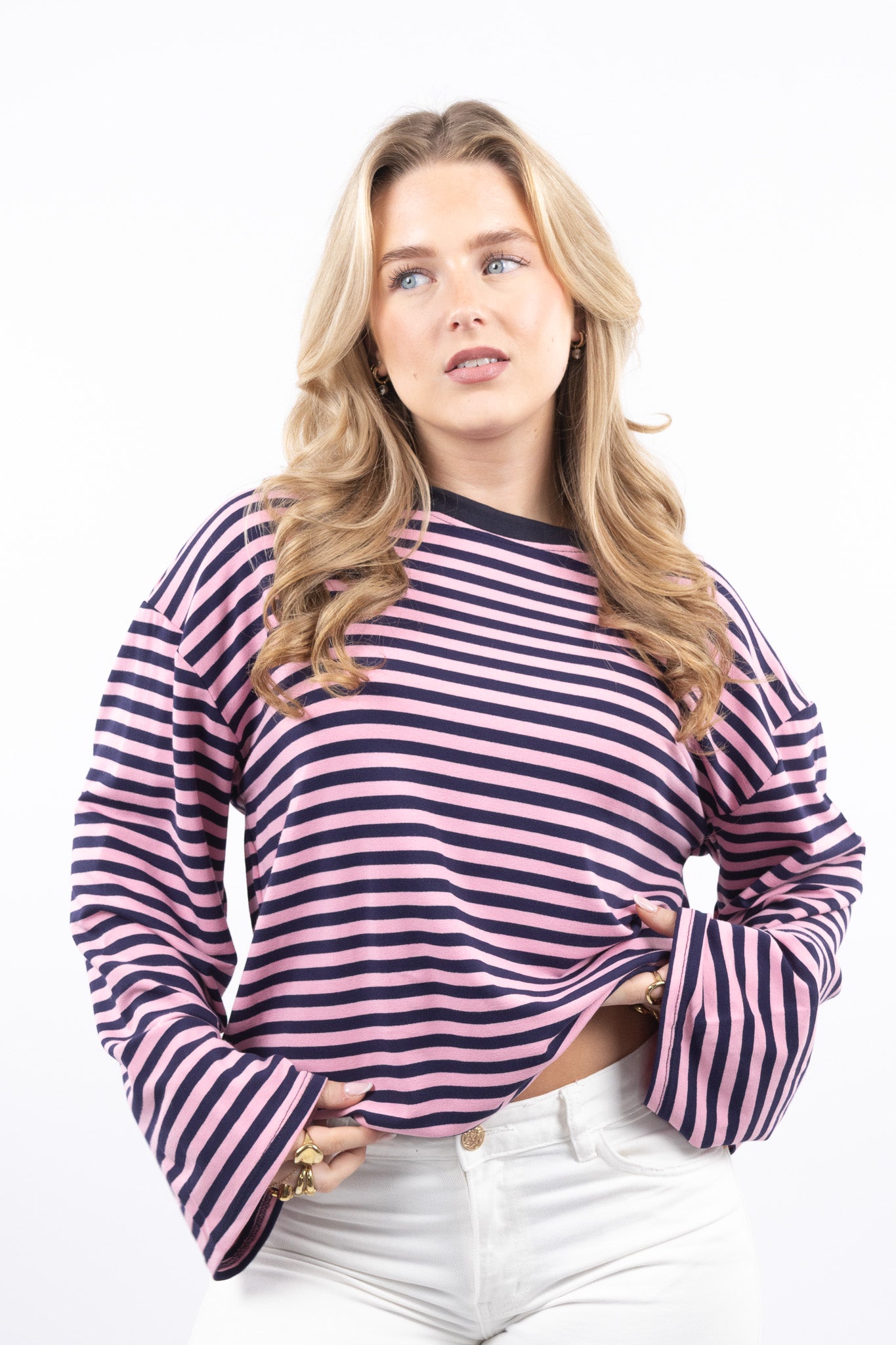 Long Sleeve Striped Tee