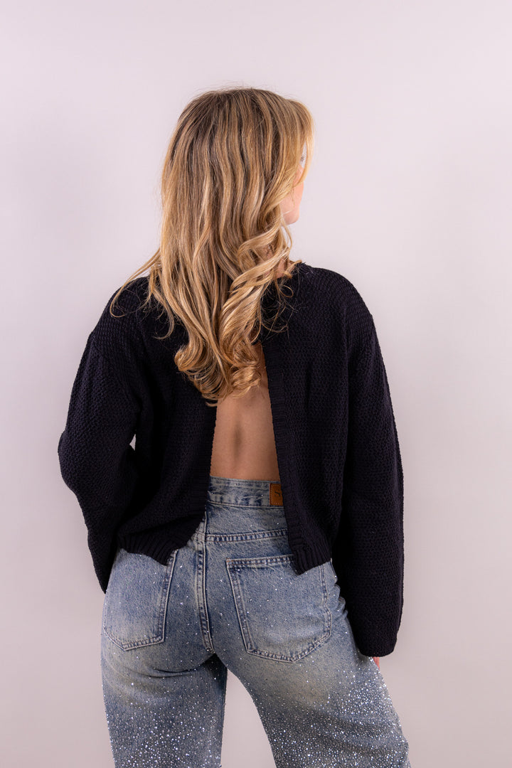 Mollie open back knit