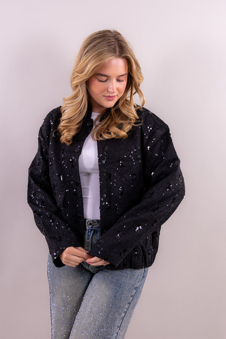 Nicci glitter jacket