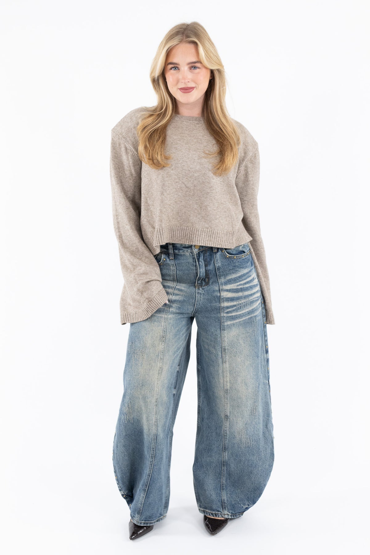 Padded Shoulder Knit