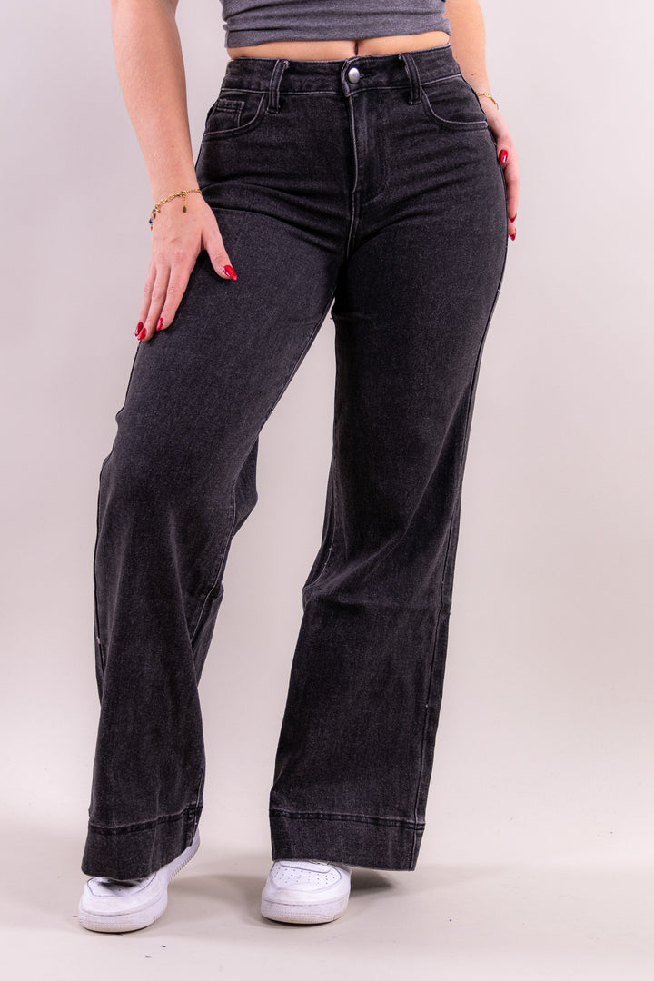 Lana wide leg jeans petite