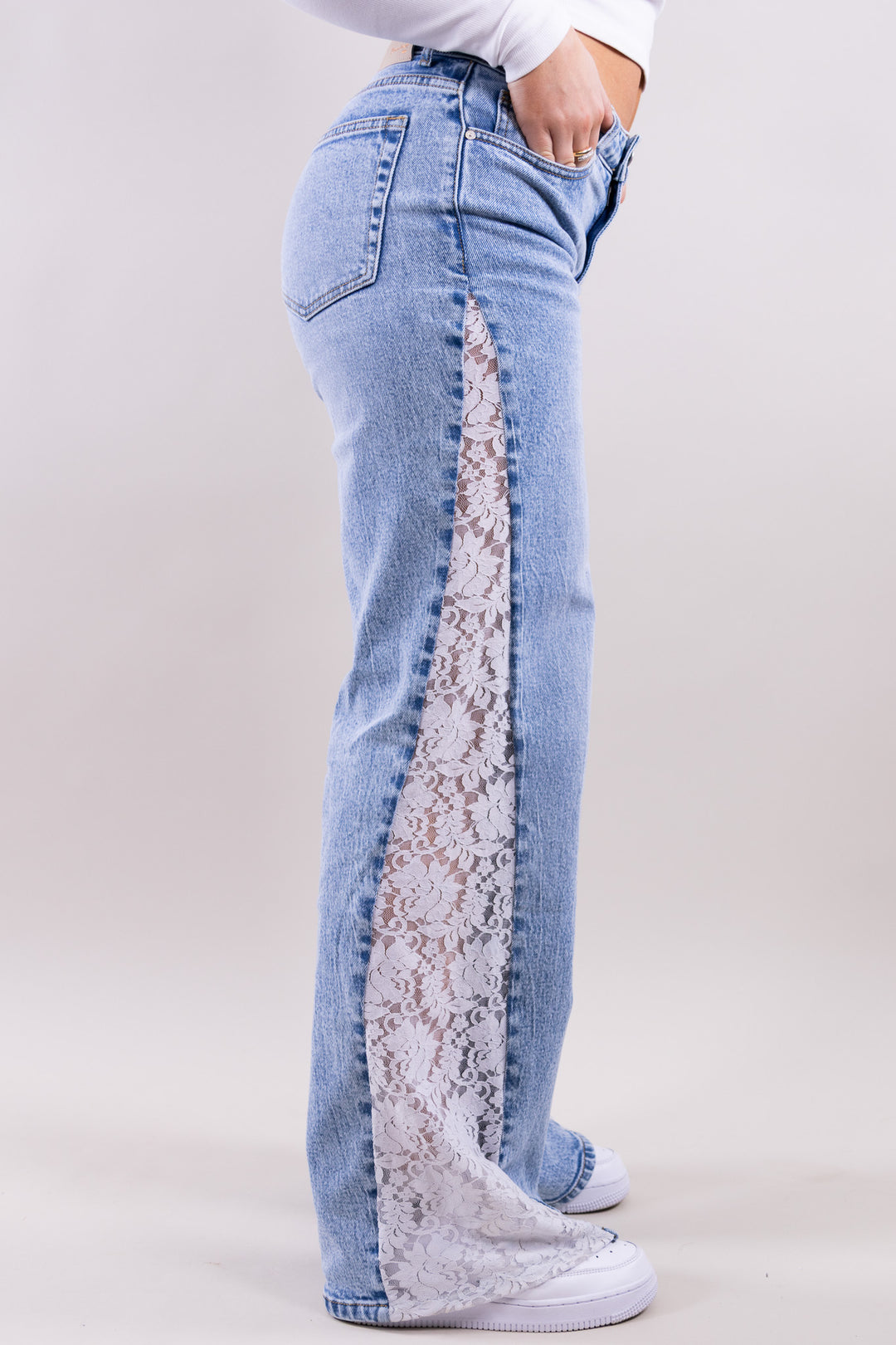 Lily lace jeans pre order