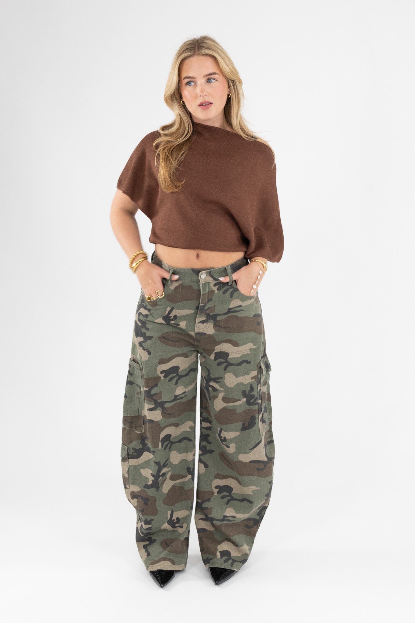 Camo Balloon Jeans