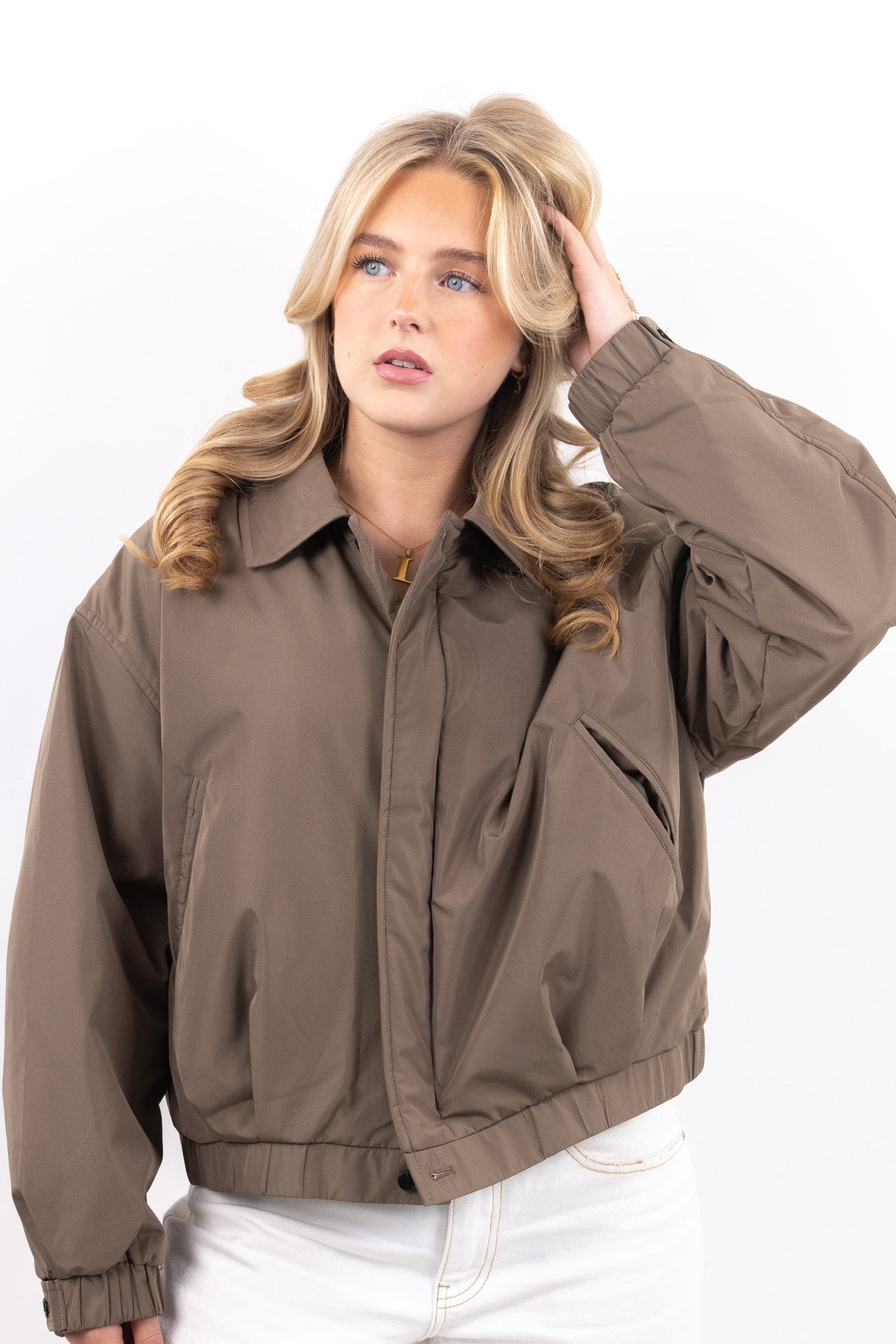 Oversized Bomber Jacket