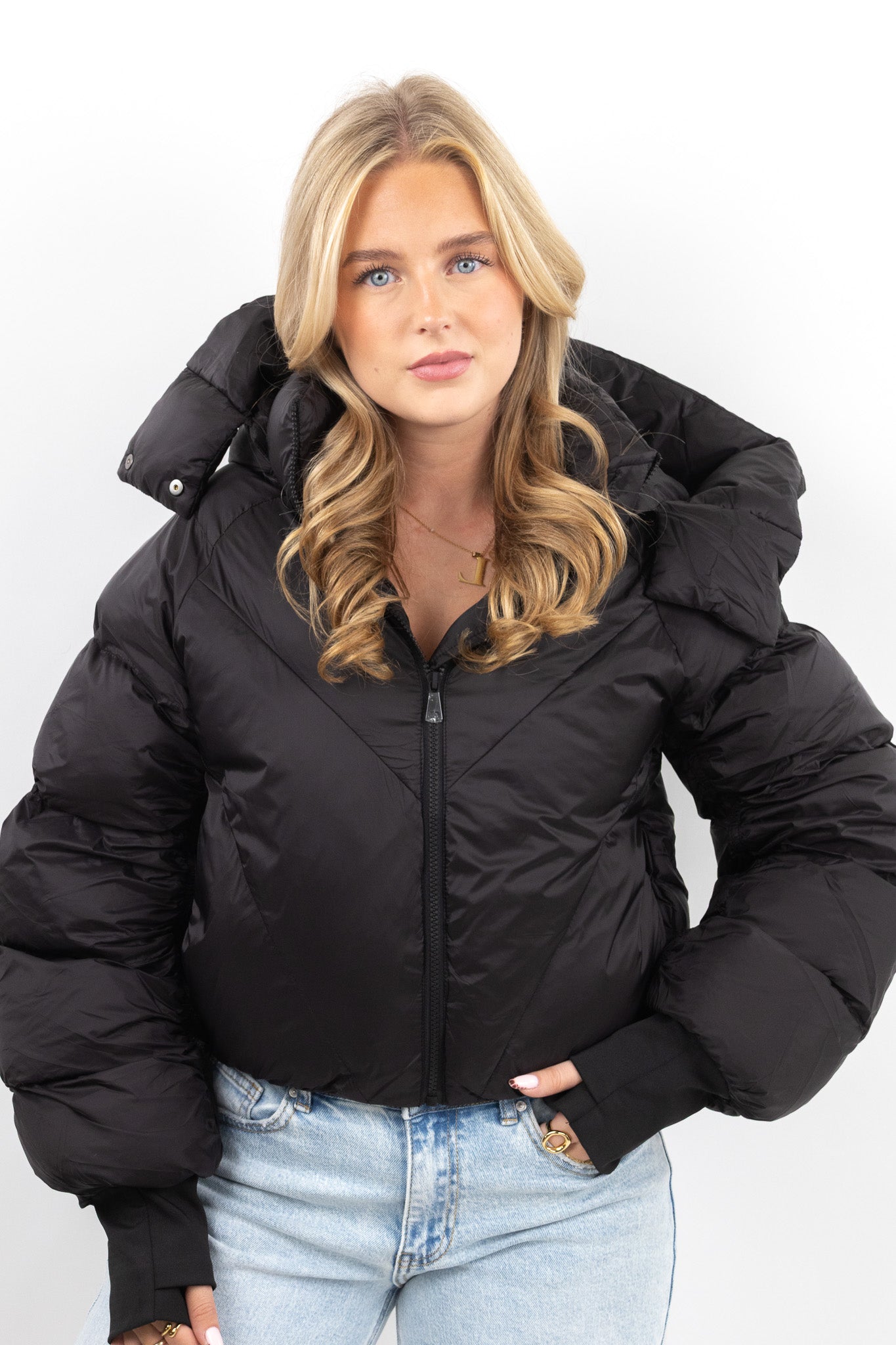 Cropped Puffer Jacket
