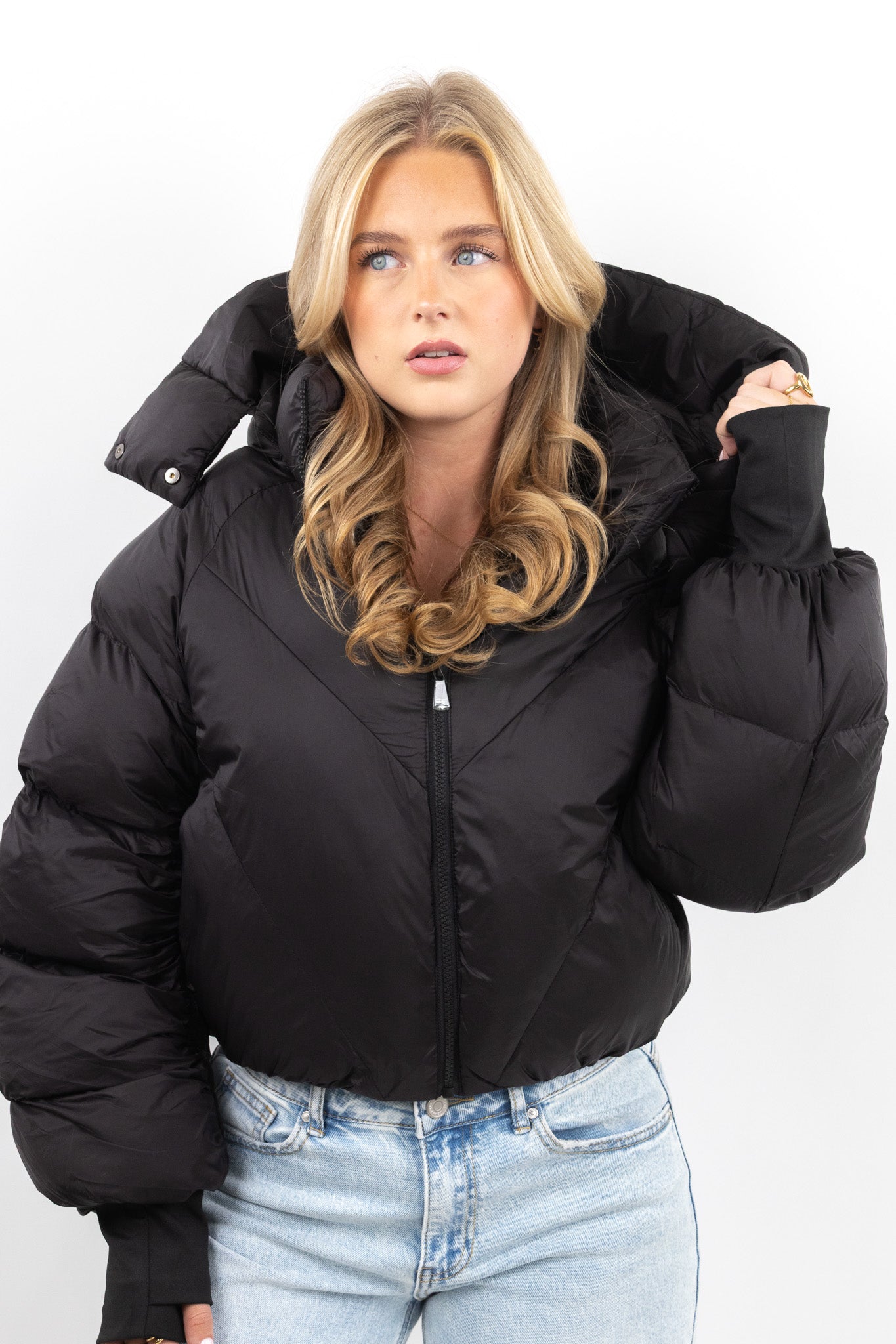 Cropped Puffer Jacket