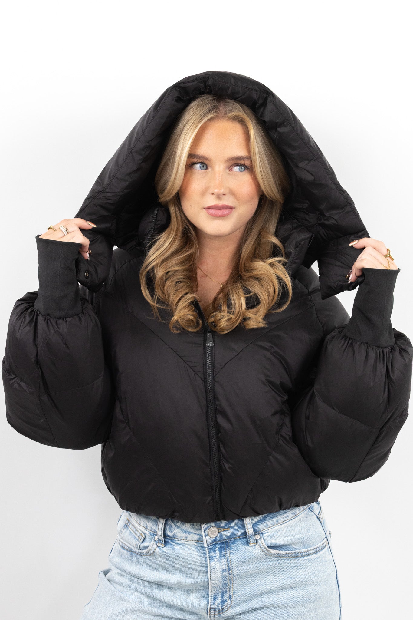 Cropped Puffer Jacket