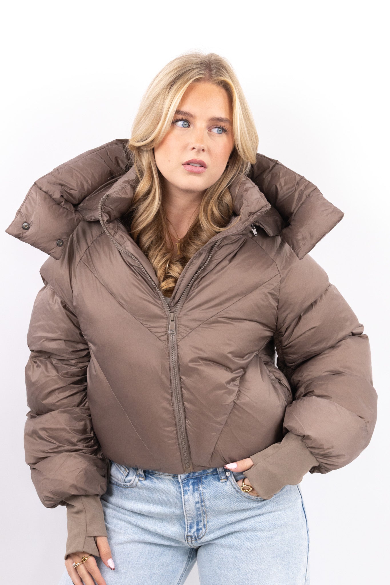 Cropped Puffer Jacket