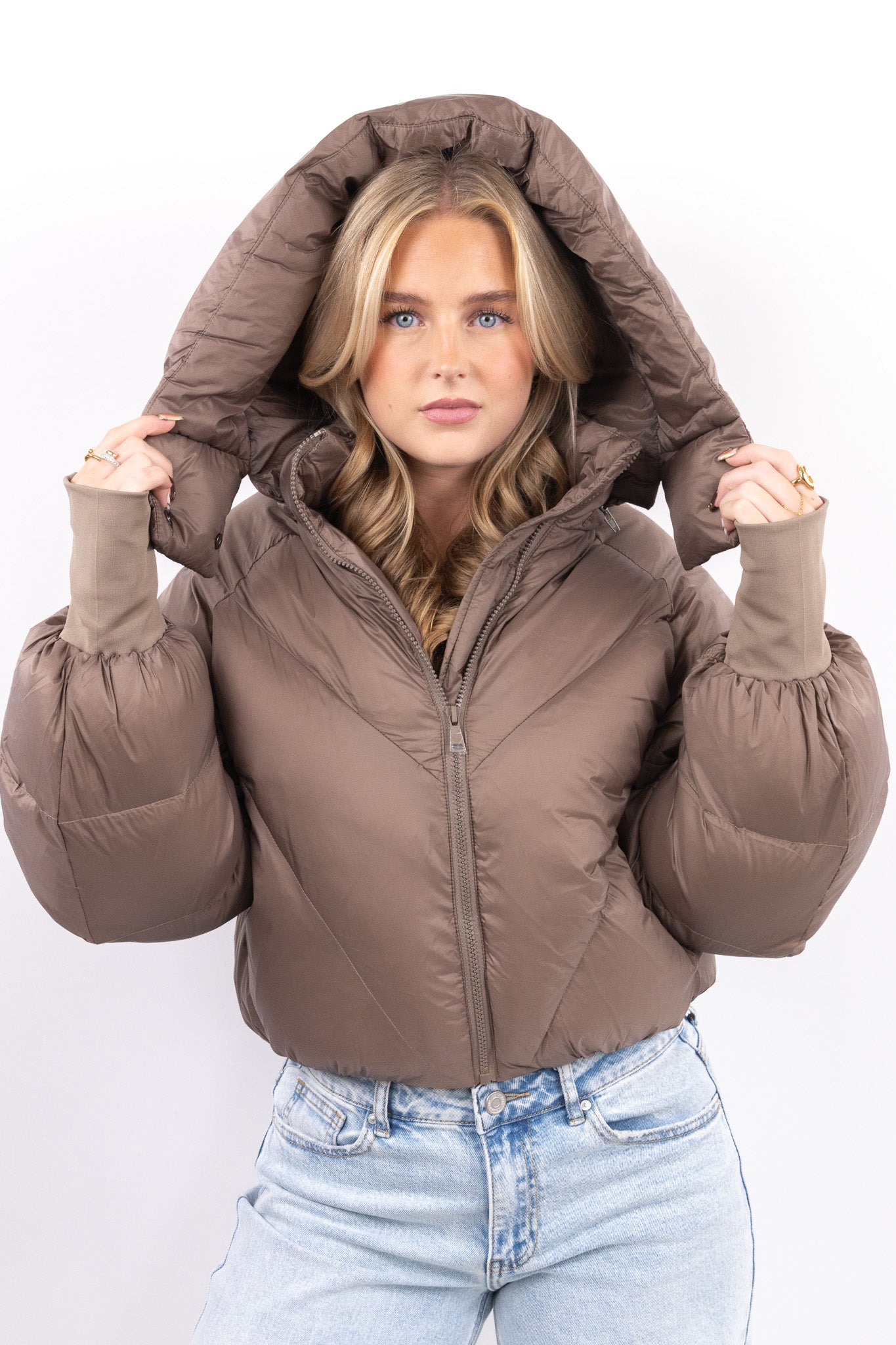 Cropped Puffer Jacket