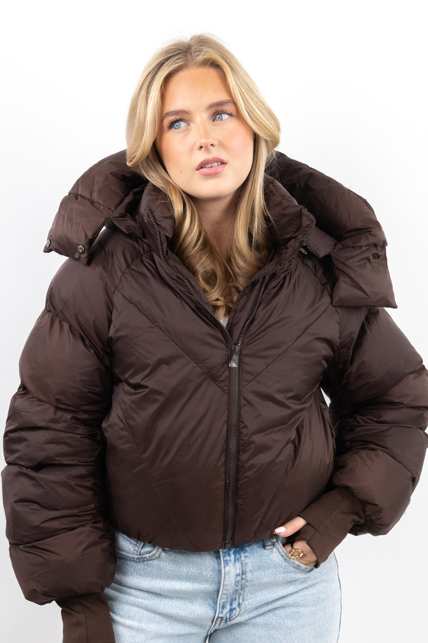 Cropped Puffer Jacket