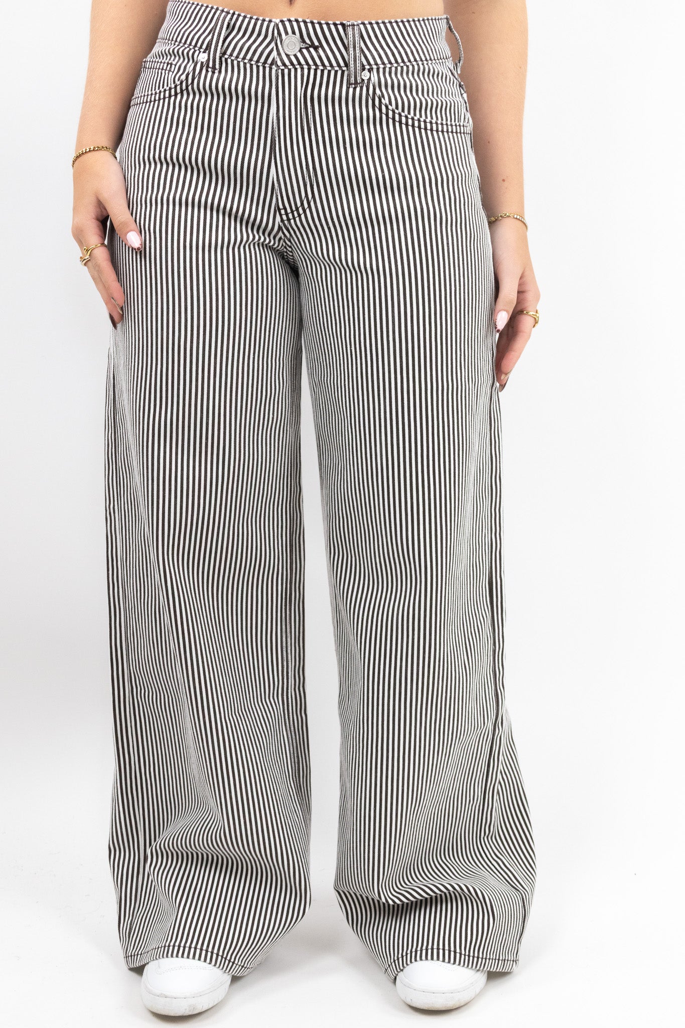 Striped Baggy Jeans