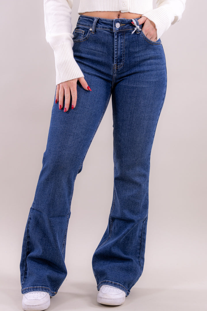 Lina flared jeans - stretch