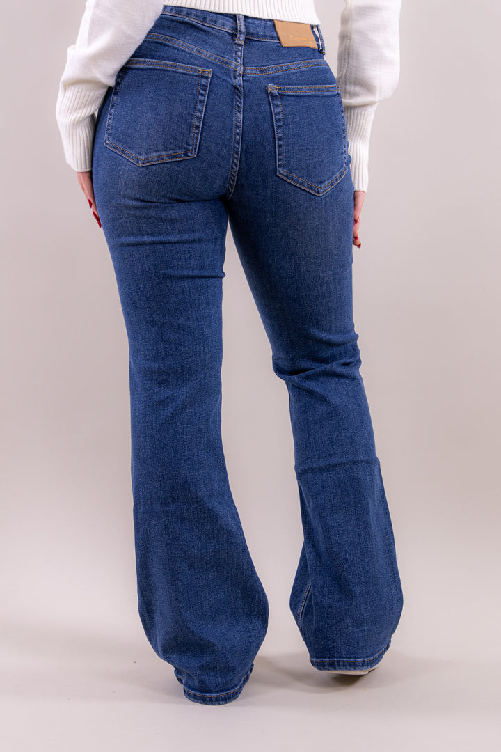 Lina flared jeans - stretch