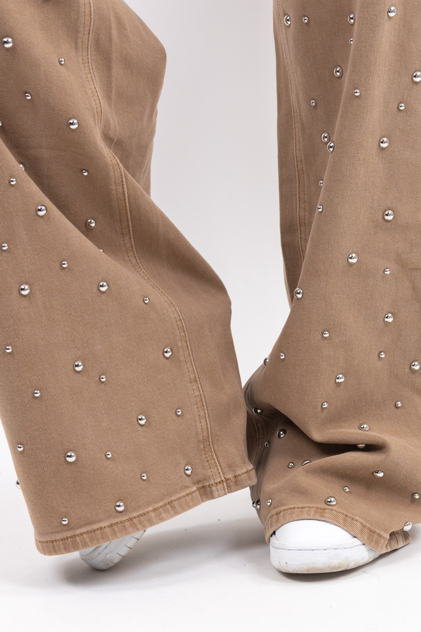 Studded Baggy Jeans - Tall