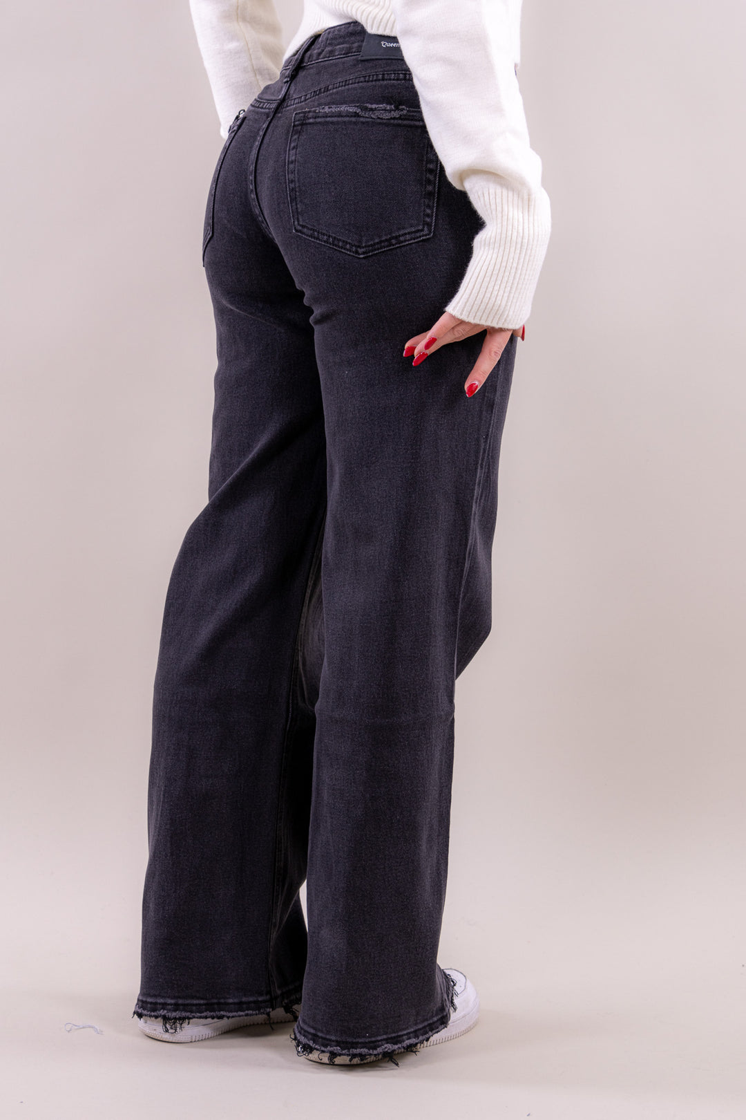 Bibi mid waist jeans- stretch