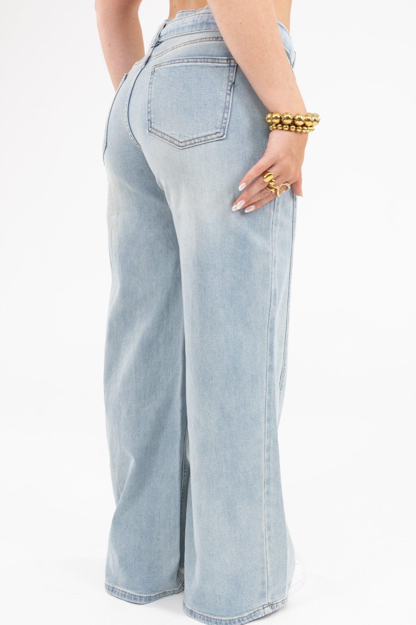 Viral Double Denim Jeans