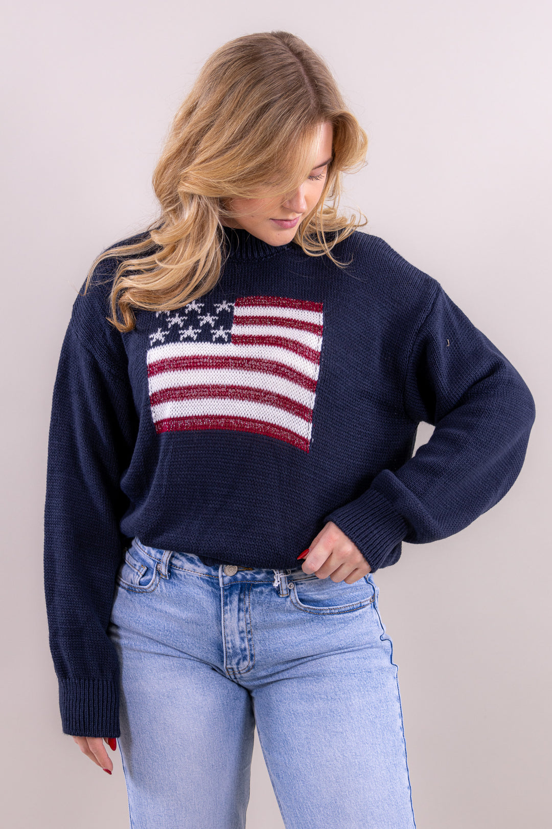 Usa knit sparkling