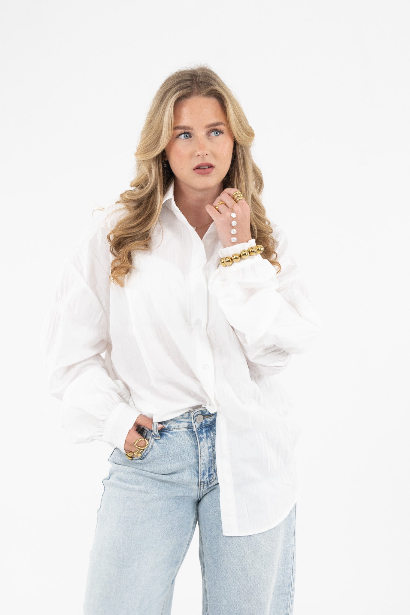 Chic Textured Blouse