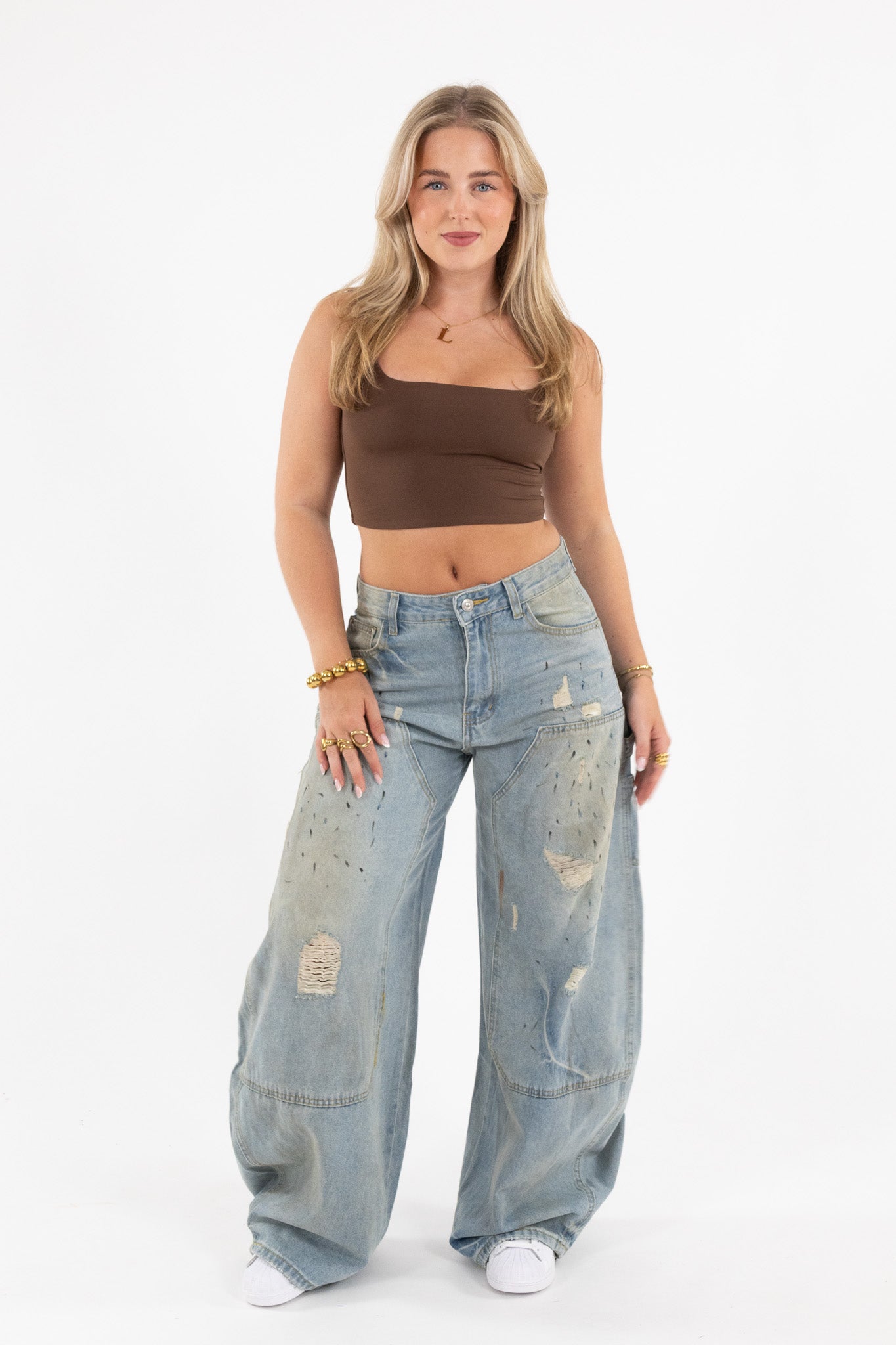 Vintage Wash Carpenter Jeans