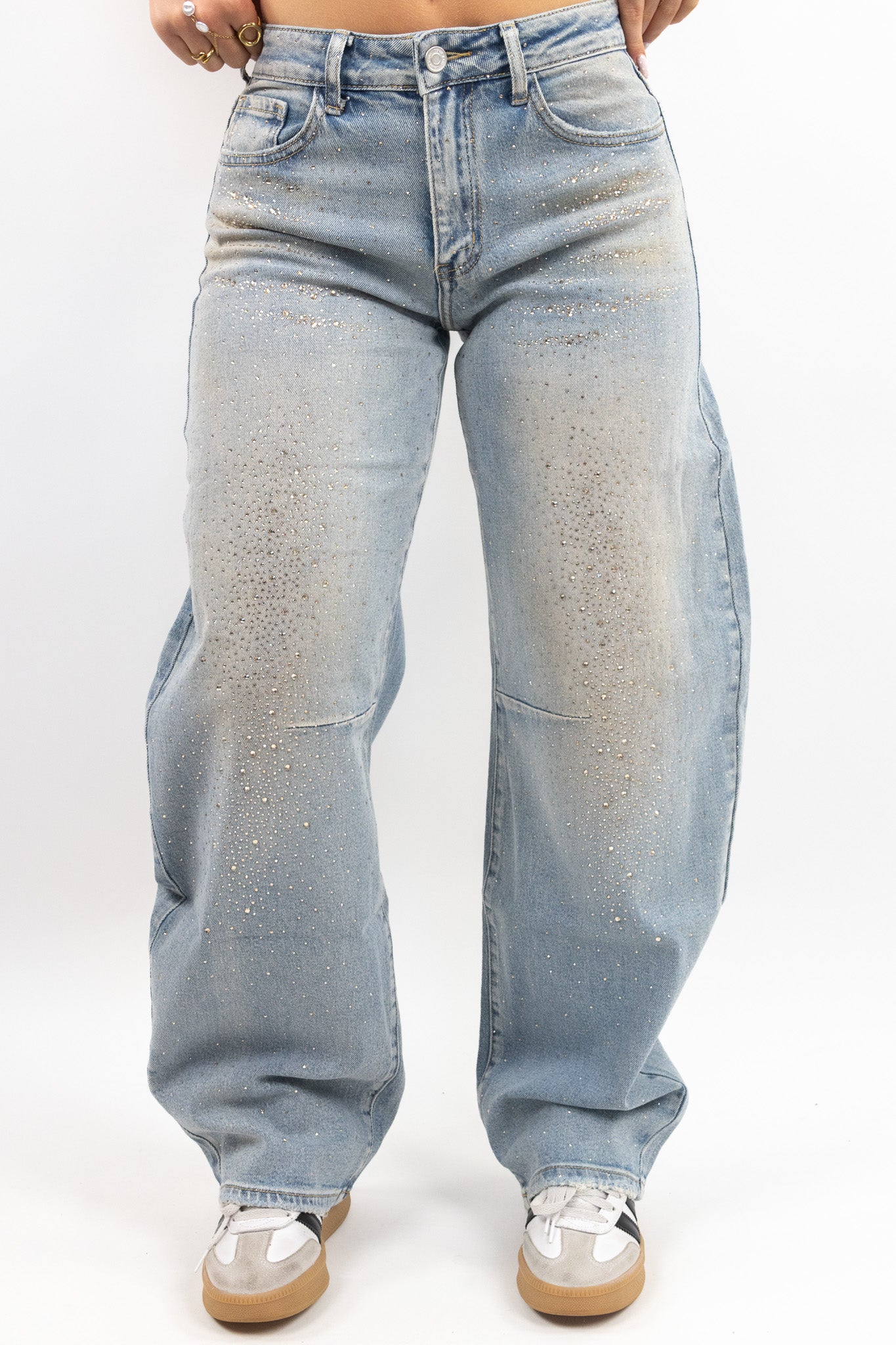 Gaia Glitter Balloon Jeans