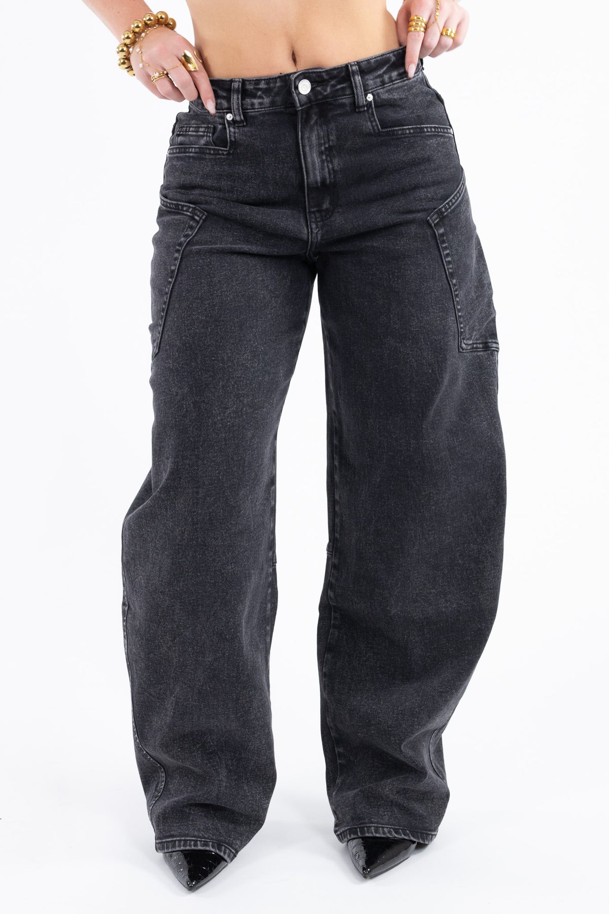 Brooklyn Cargo Balloon Jeans