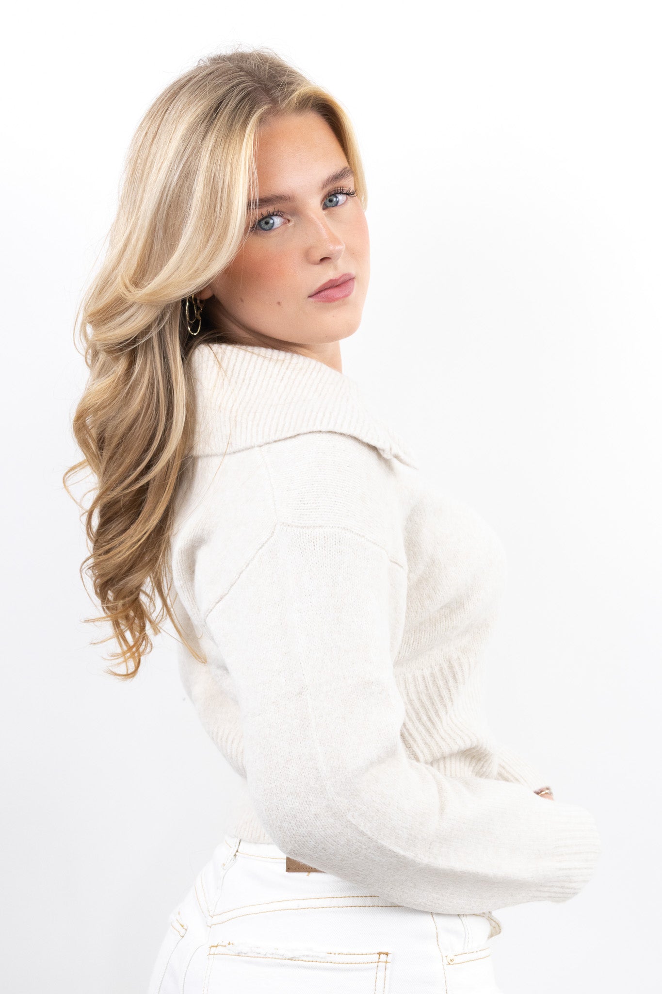 Soft Knit Polo Sweater