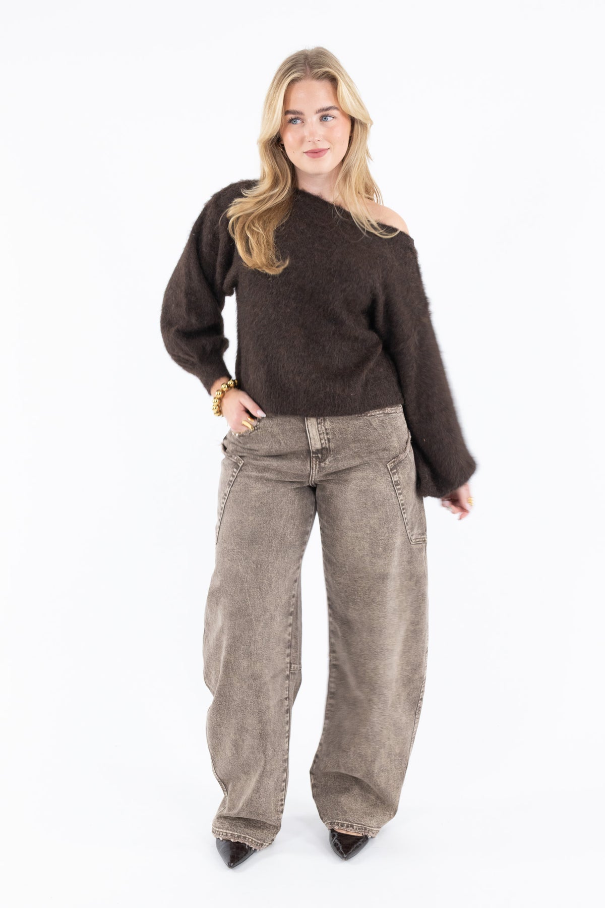 Ruby Off Shoulder Knit