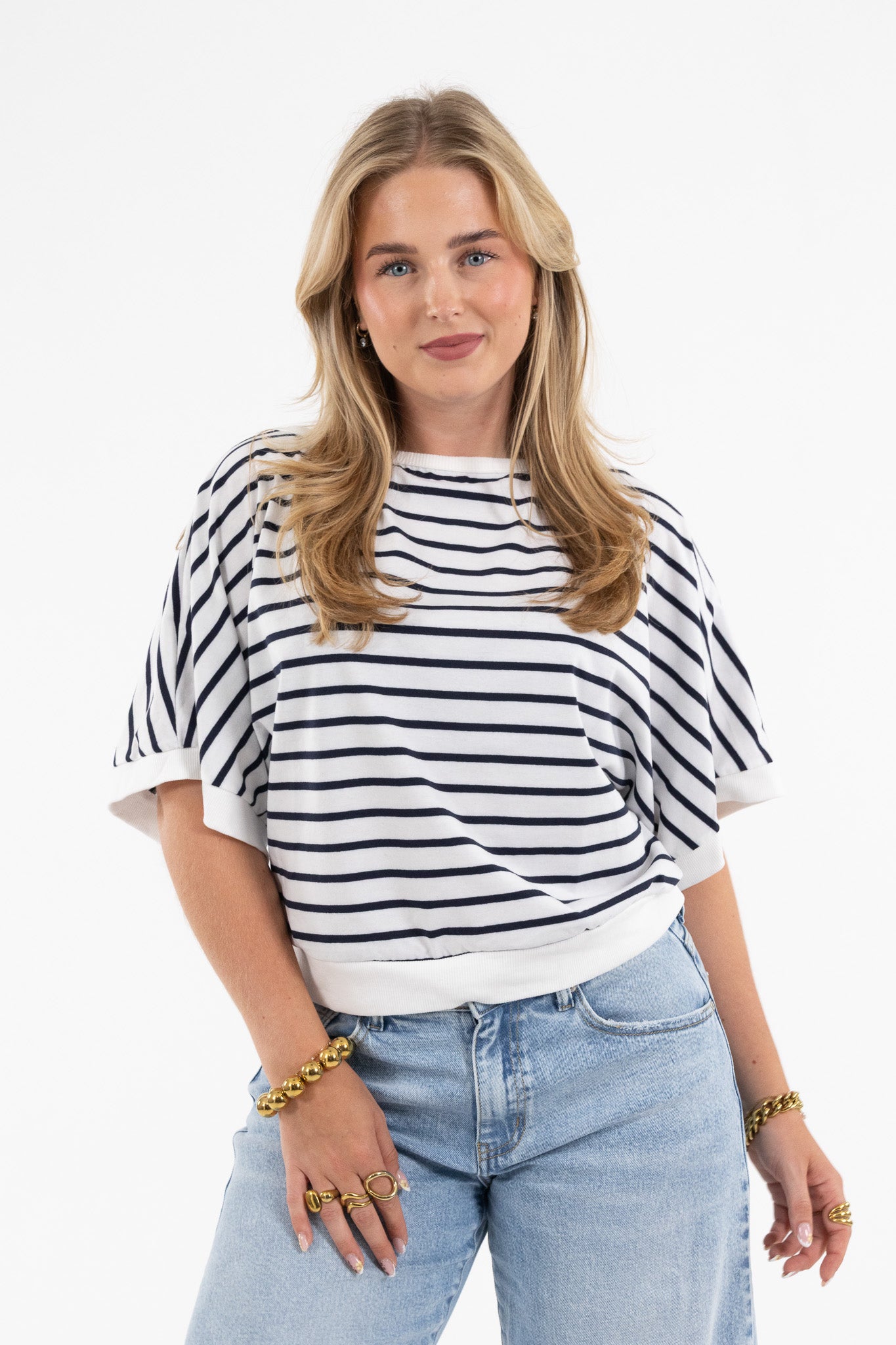 Oversized Stripe Top