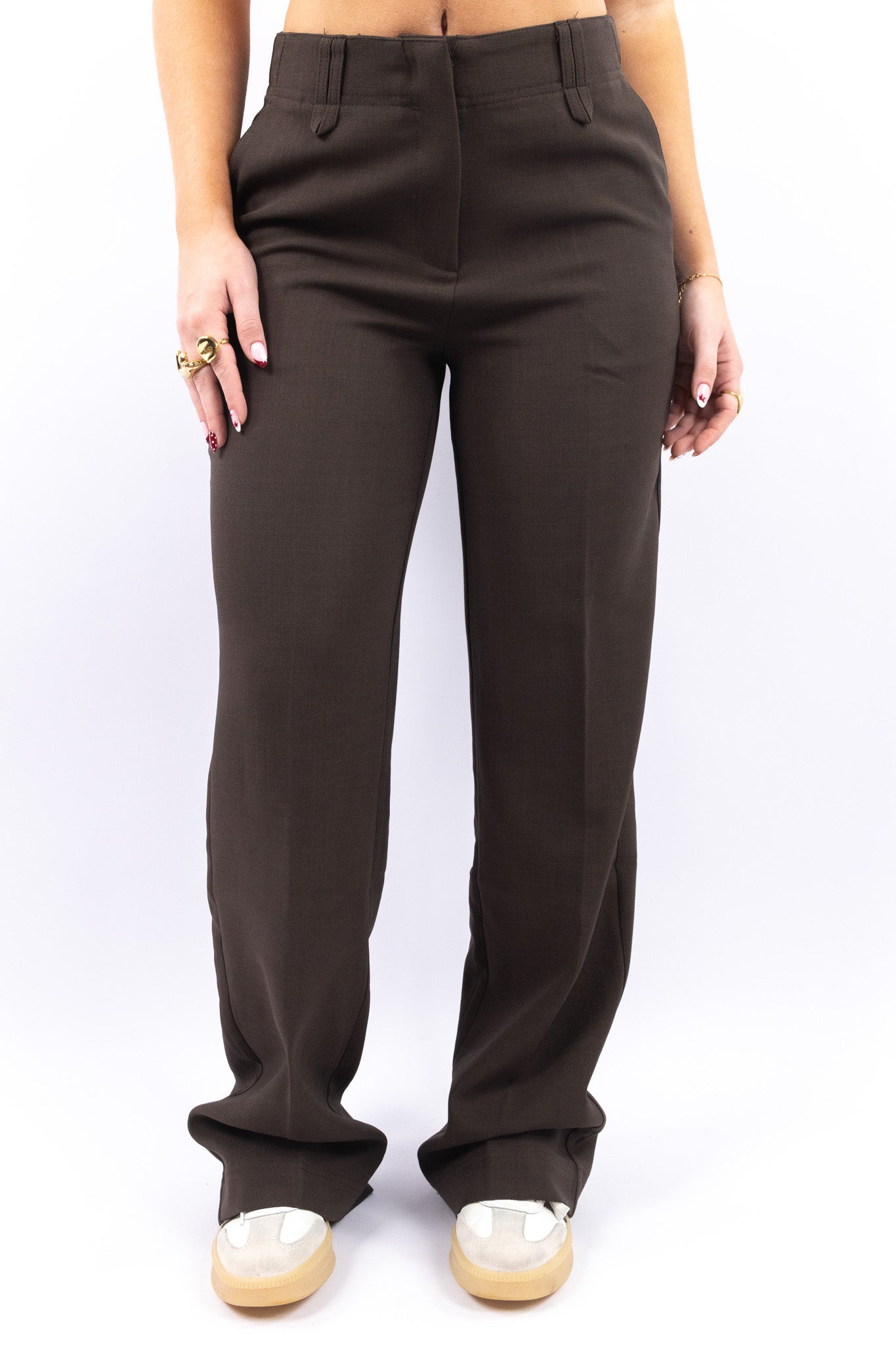 Tailored Wide Leg Pantalon