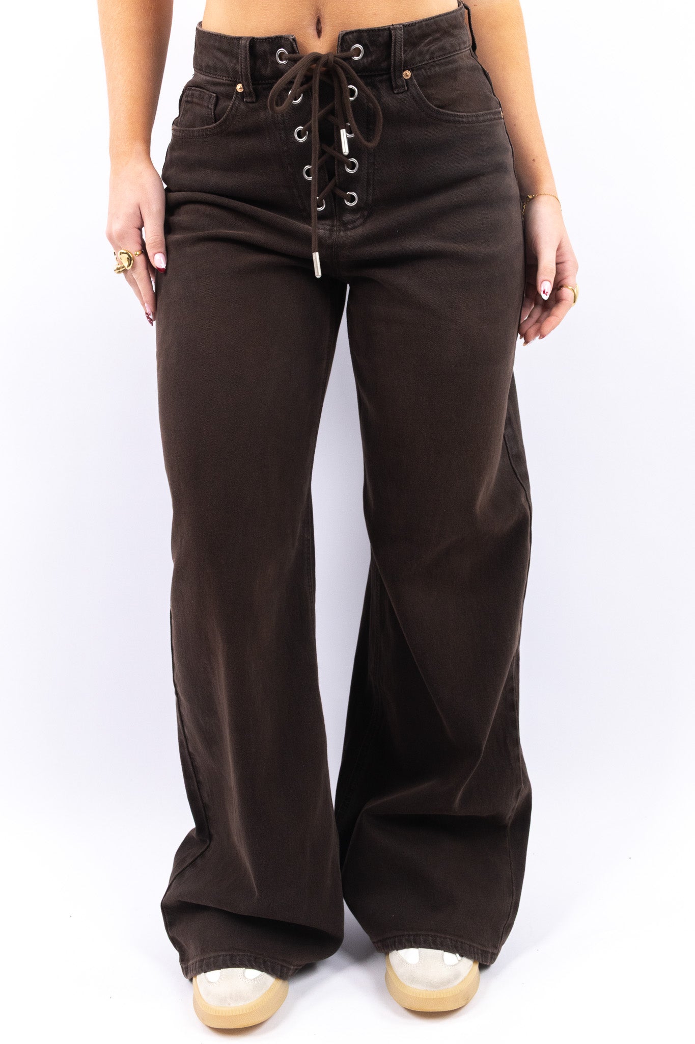 Rope Loose Fit Jeans